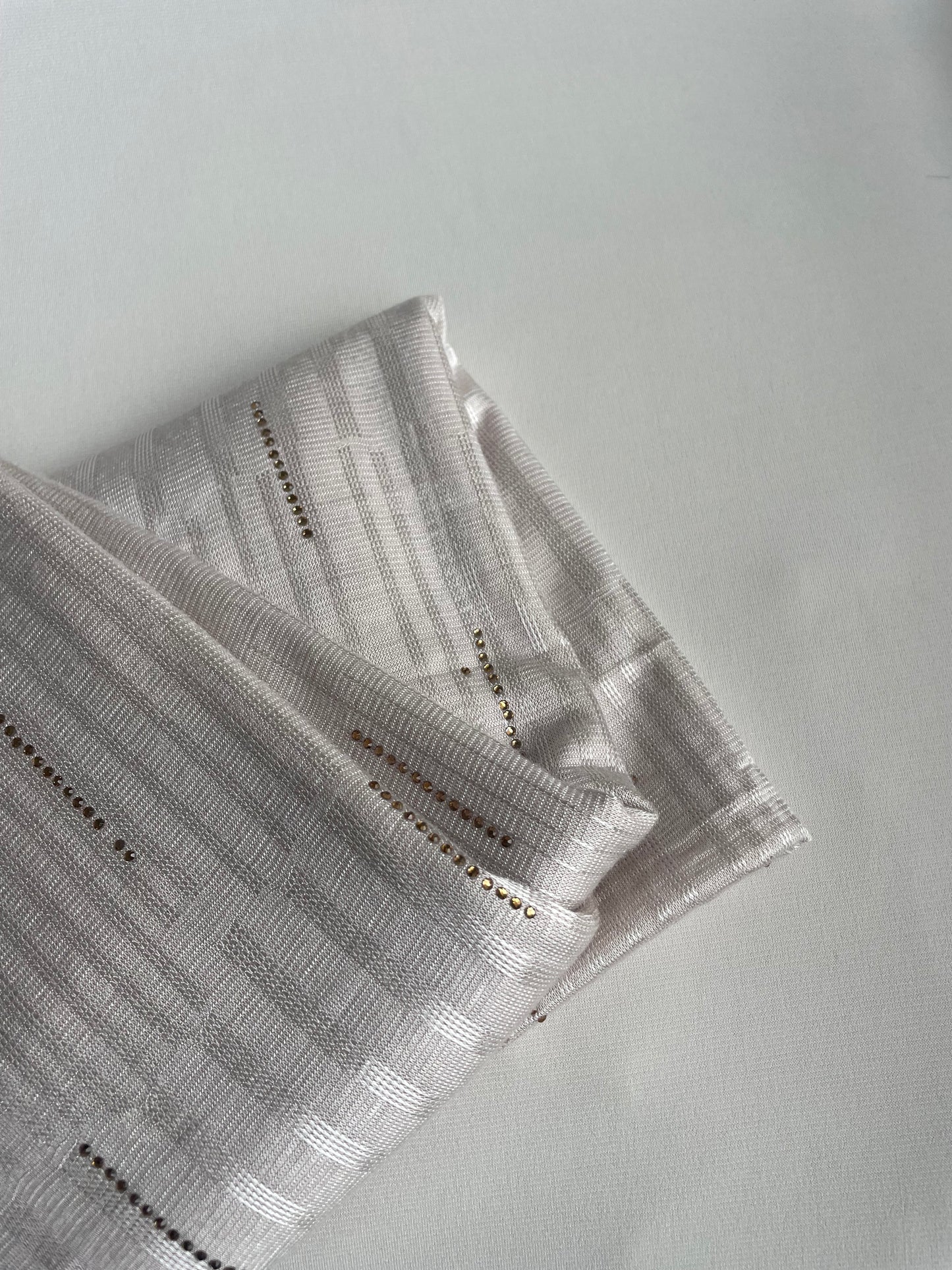 Jersey premium Strass Blanc cassé/beige