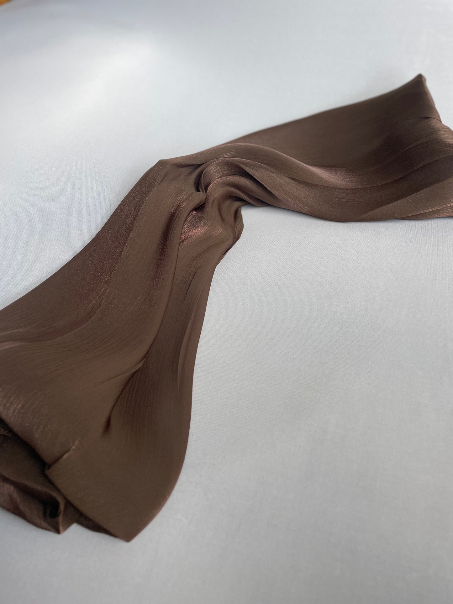 Organza de soie Kaki