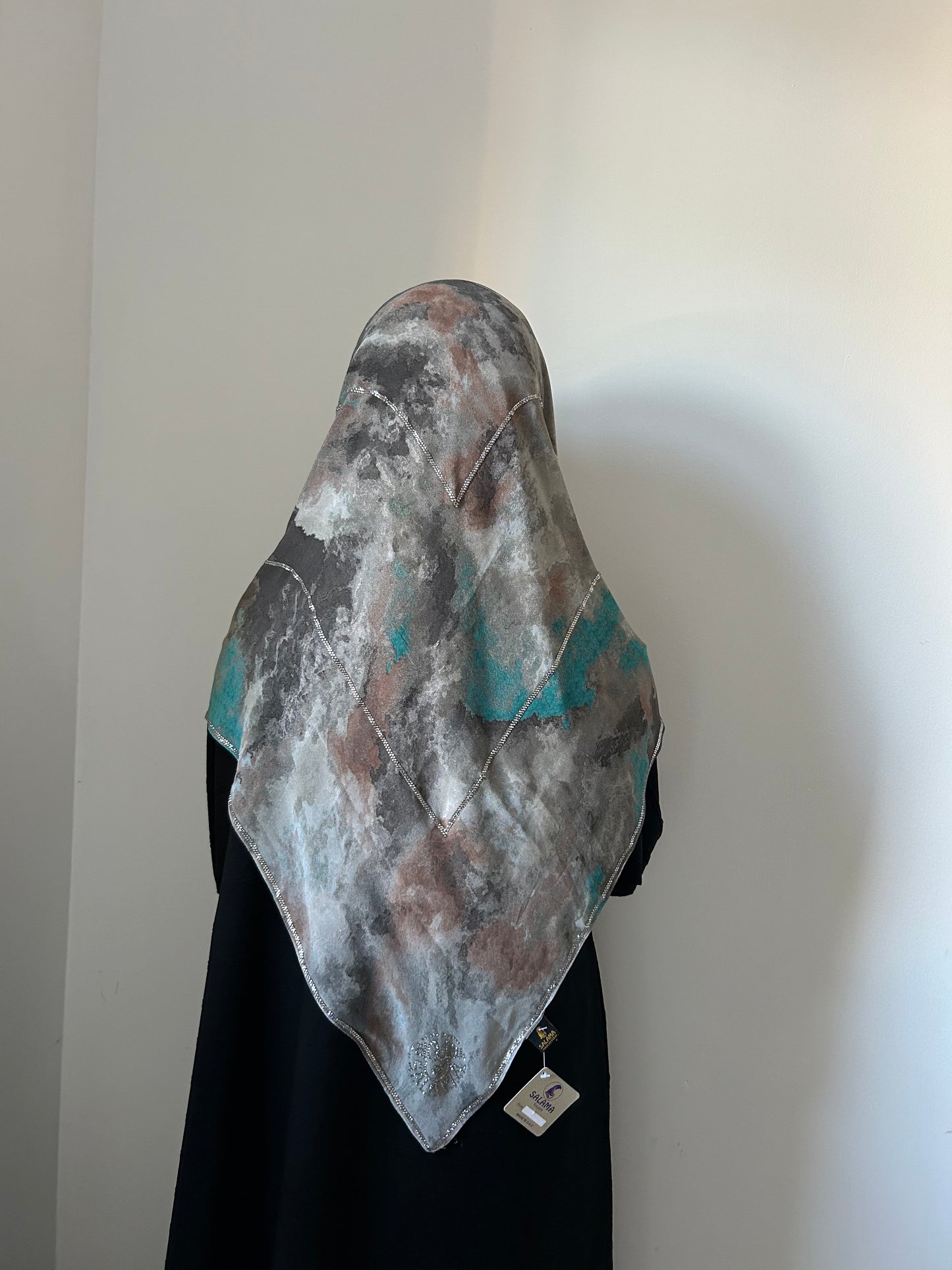 Carré mousseline granite