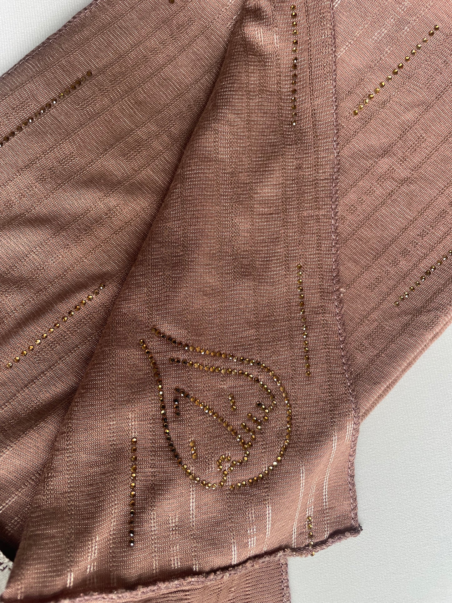 Jersey premium Strass Marron