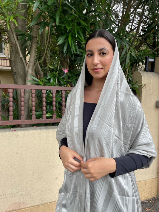 Châle LEILA vert d’eau