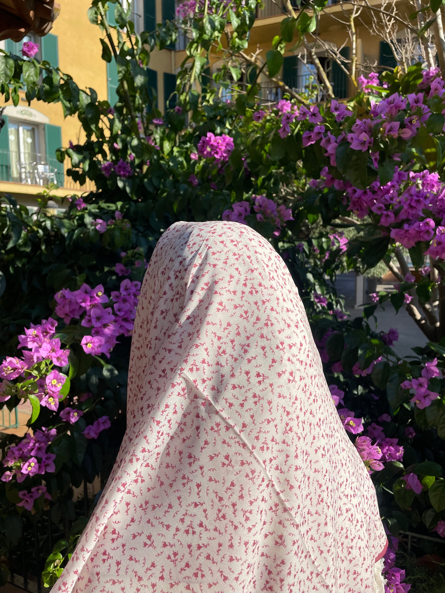 Carré FLEURIA Rose