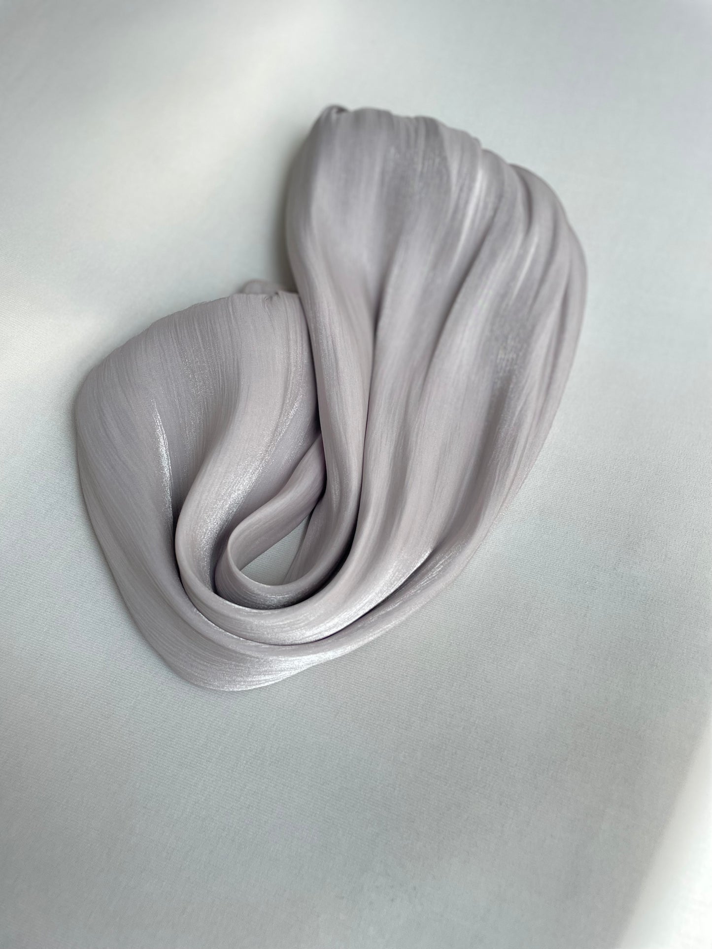 Organza de soie Beige