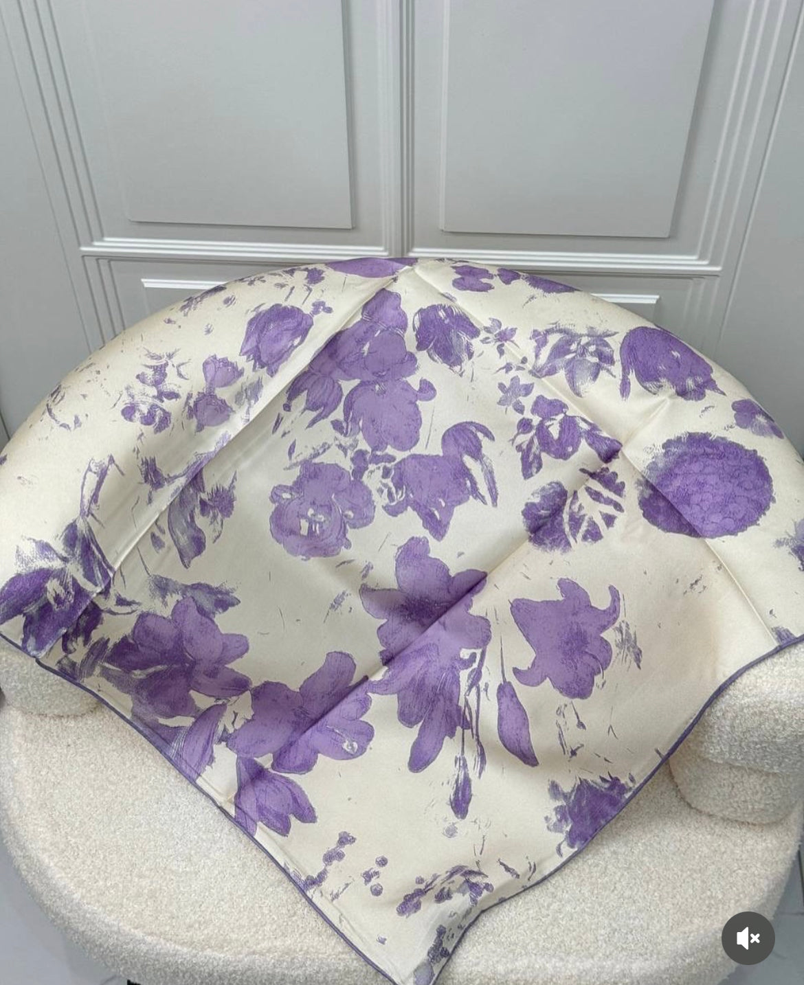 Lily Violet silk square