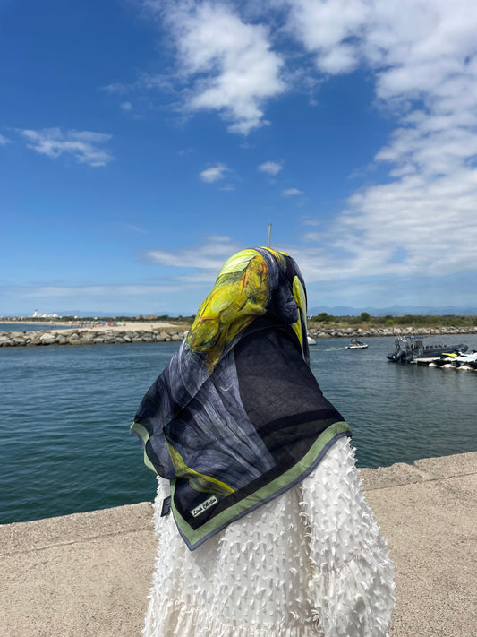 Carré Modal VISCON Jaune gris