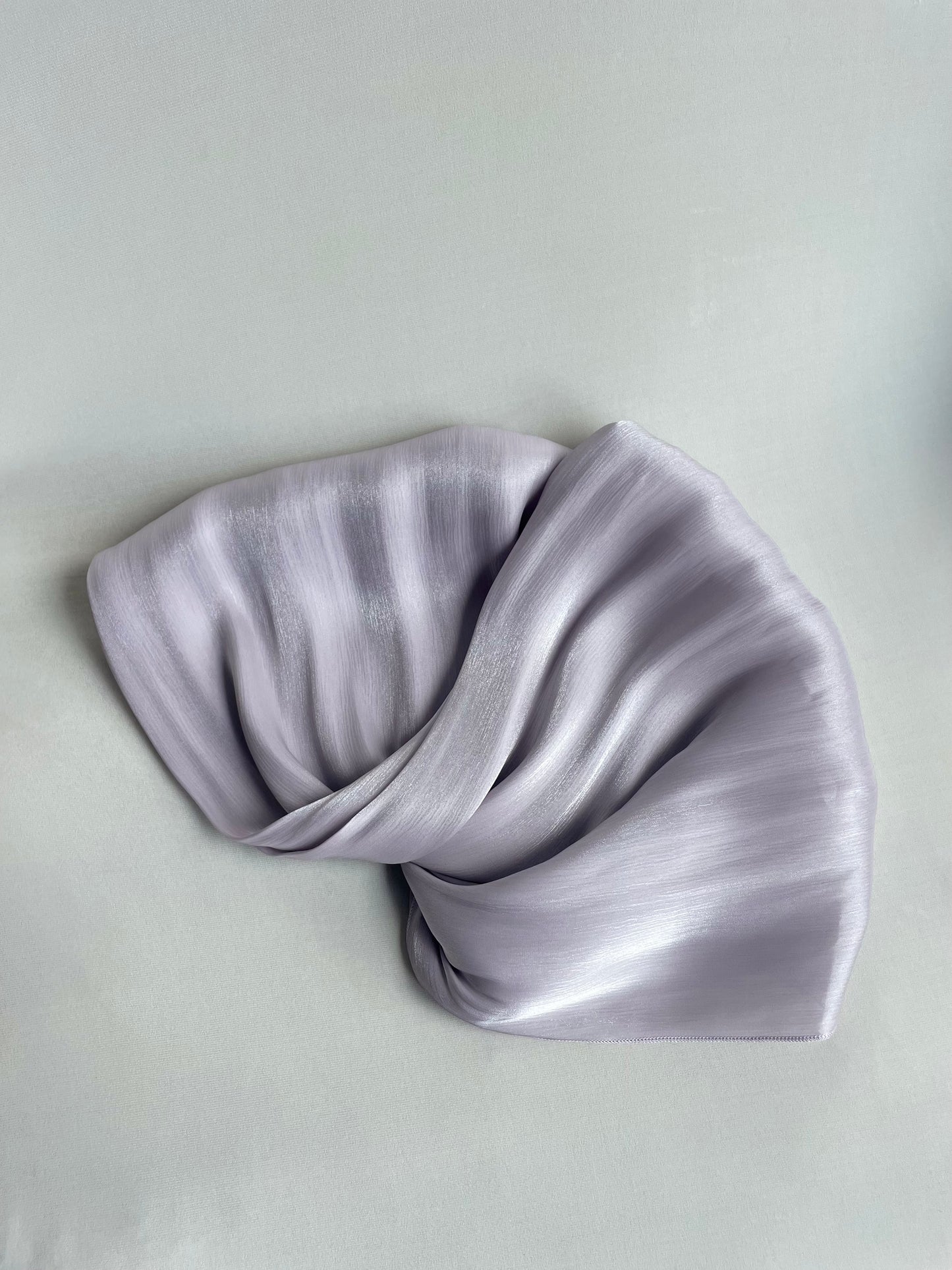 Organza de soie LILAS clair