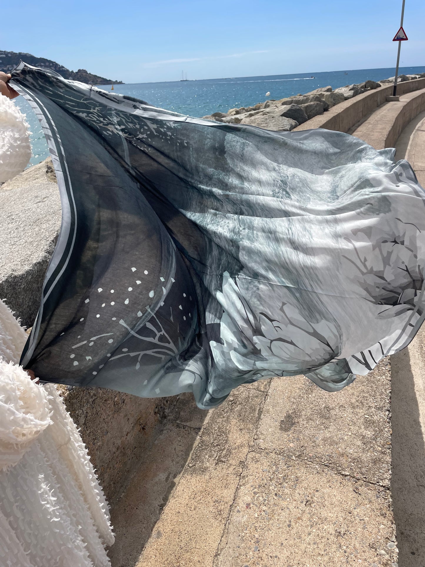 Carré Modal Vert Gris