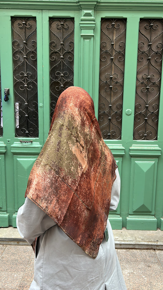 Carré mousseline CANNELLE