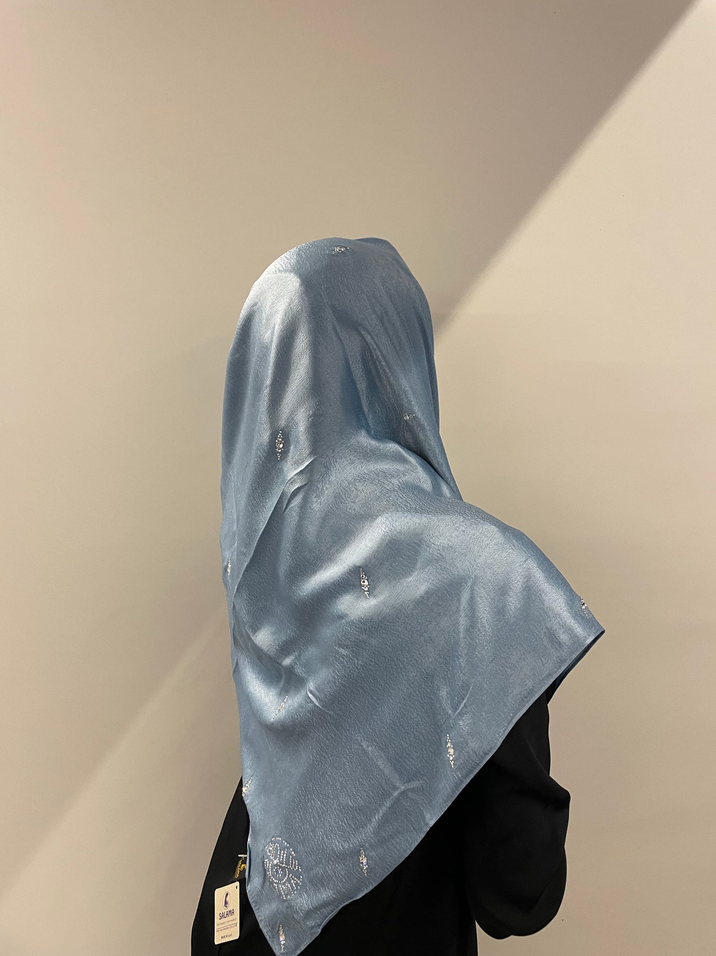 AMIRA Blue Rhinestone Square