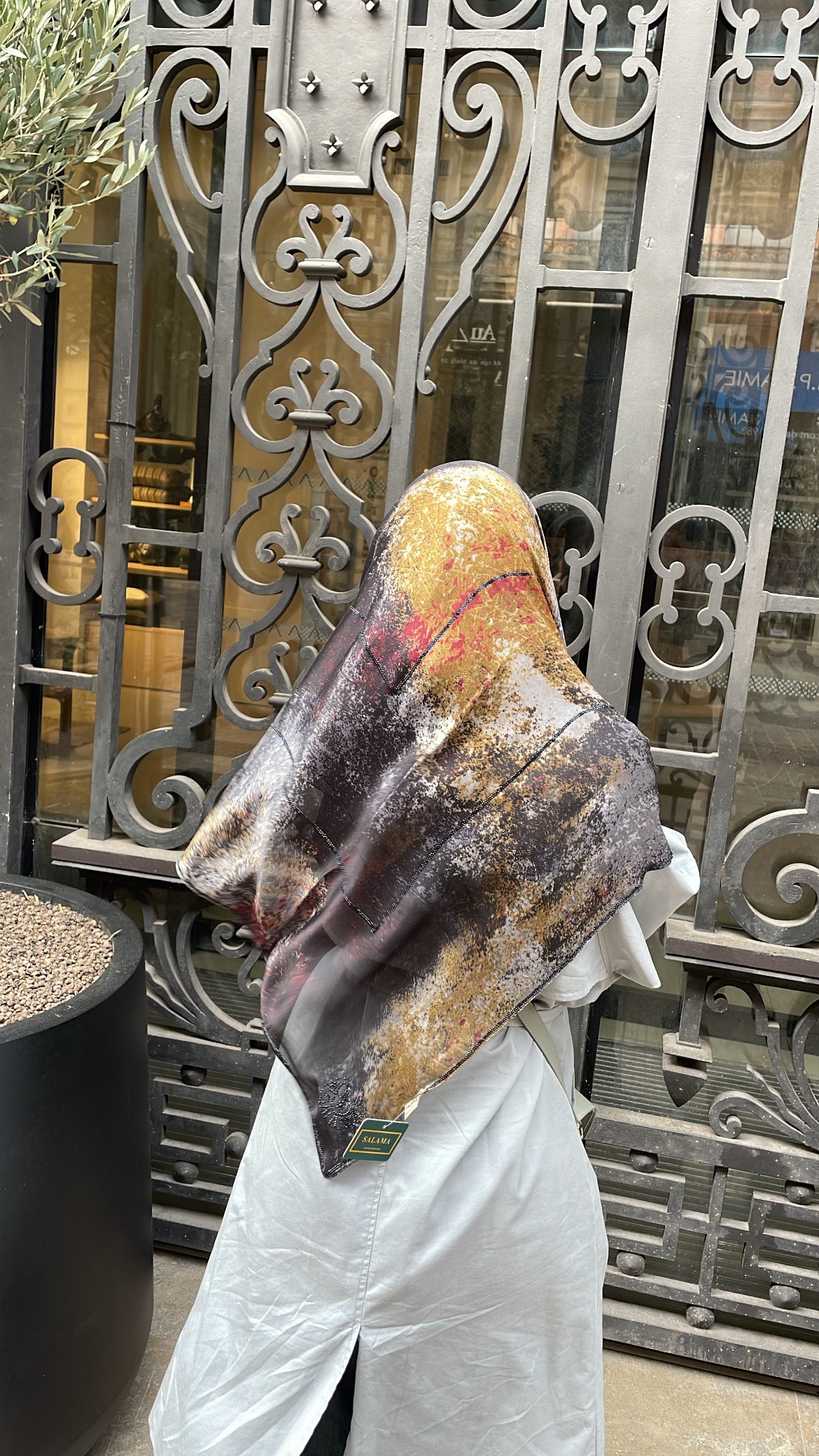 Carré mousseline ENCRE