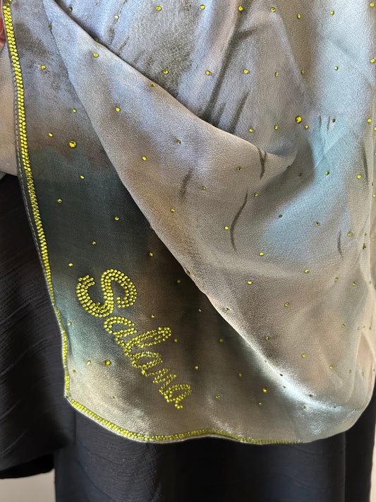 Pluto Constellation Muslin Square