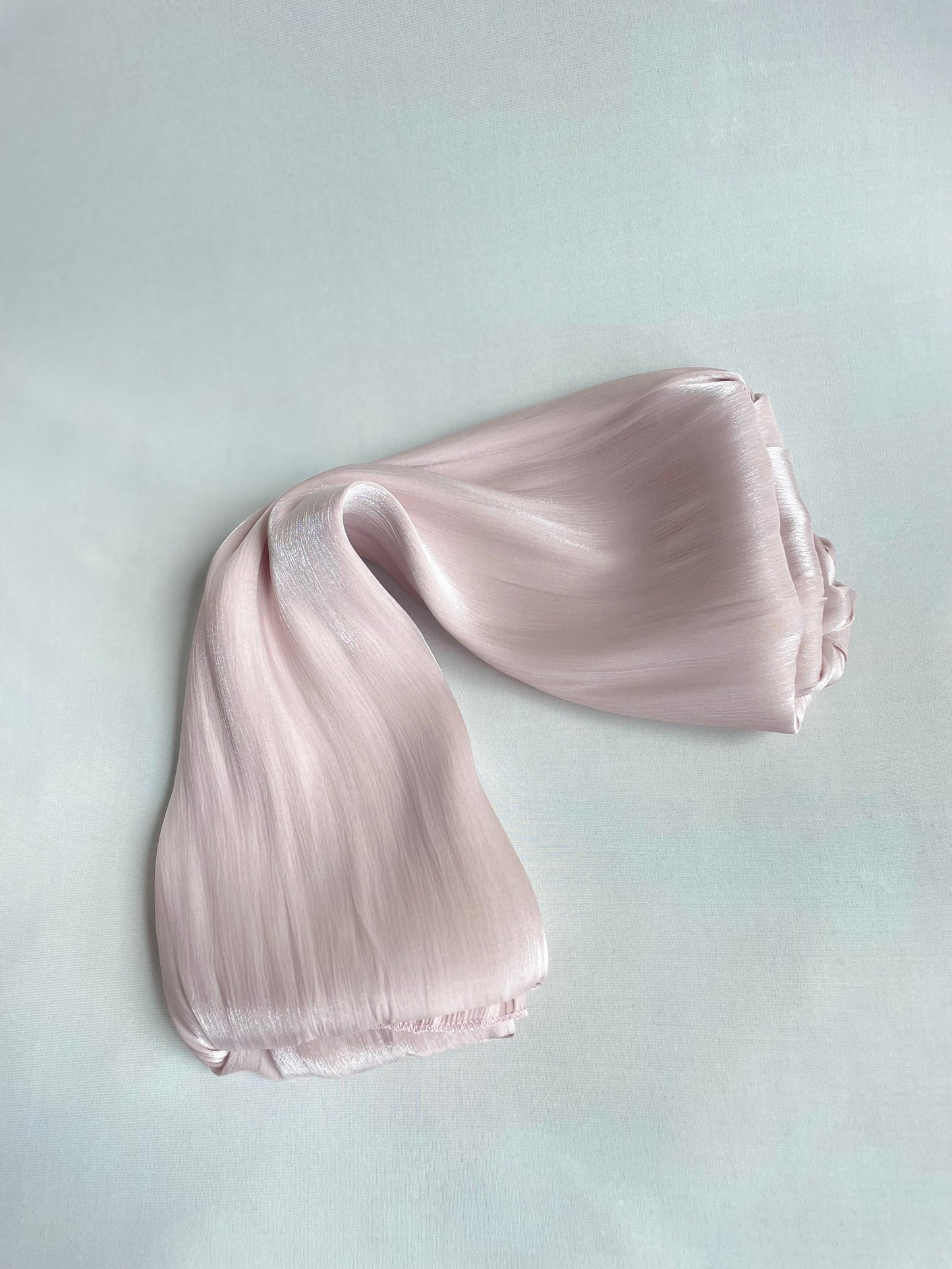 Organza de soie ROSE PALE