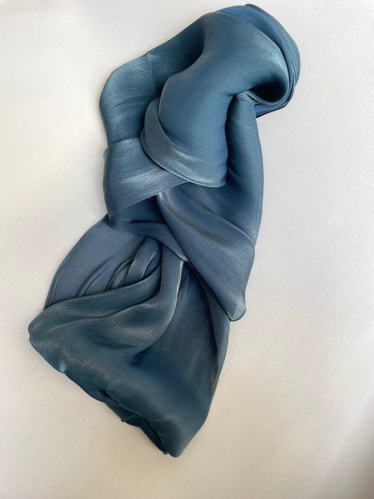 Organza de soie strass Canard