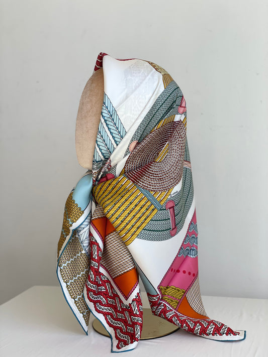 Carré de soie Hermio