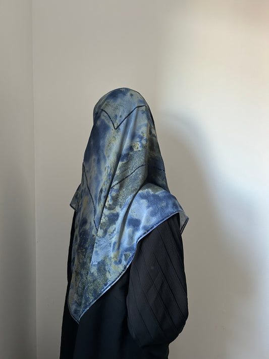 Hyacinth muslin square