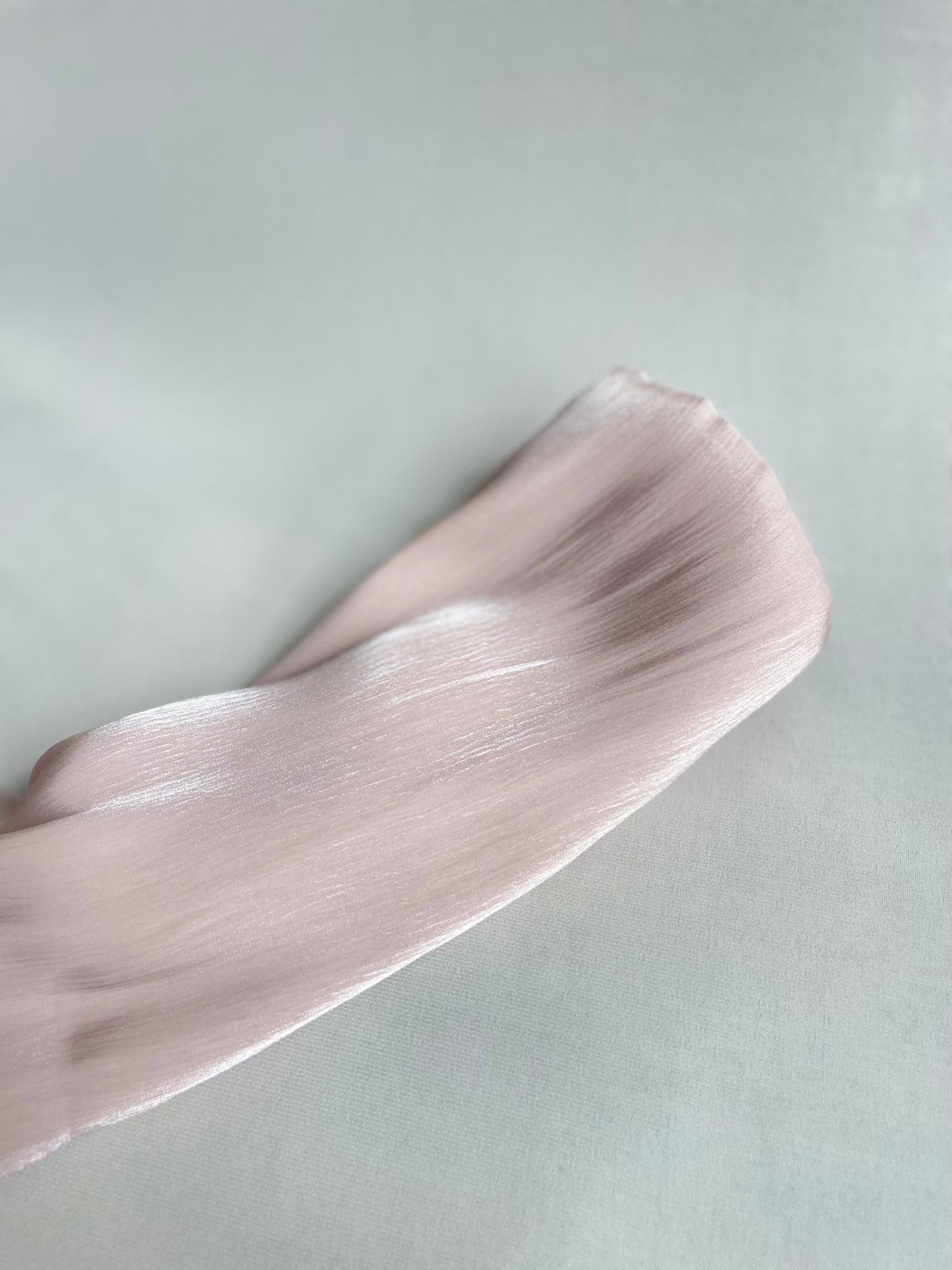 Organza de soie ROSE PALE