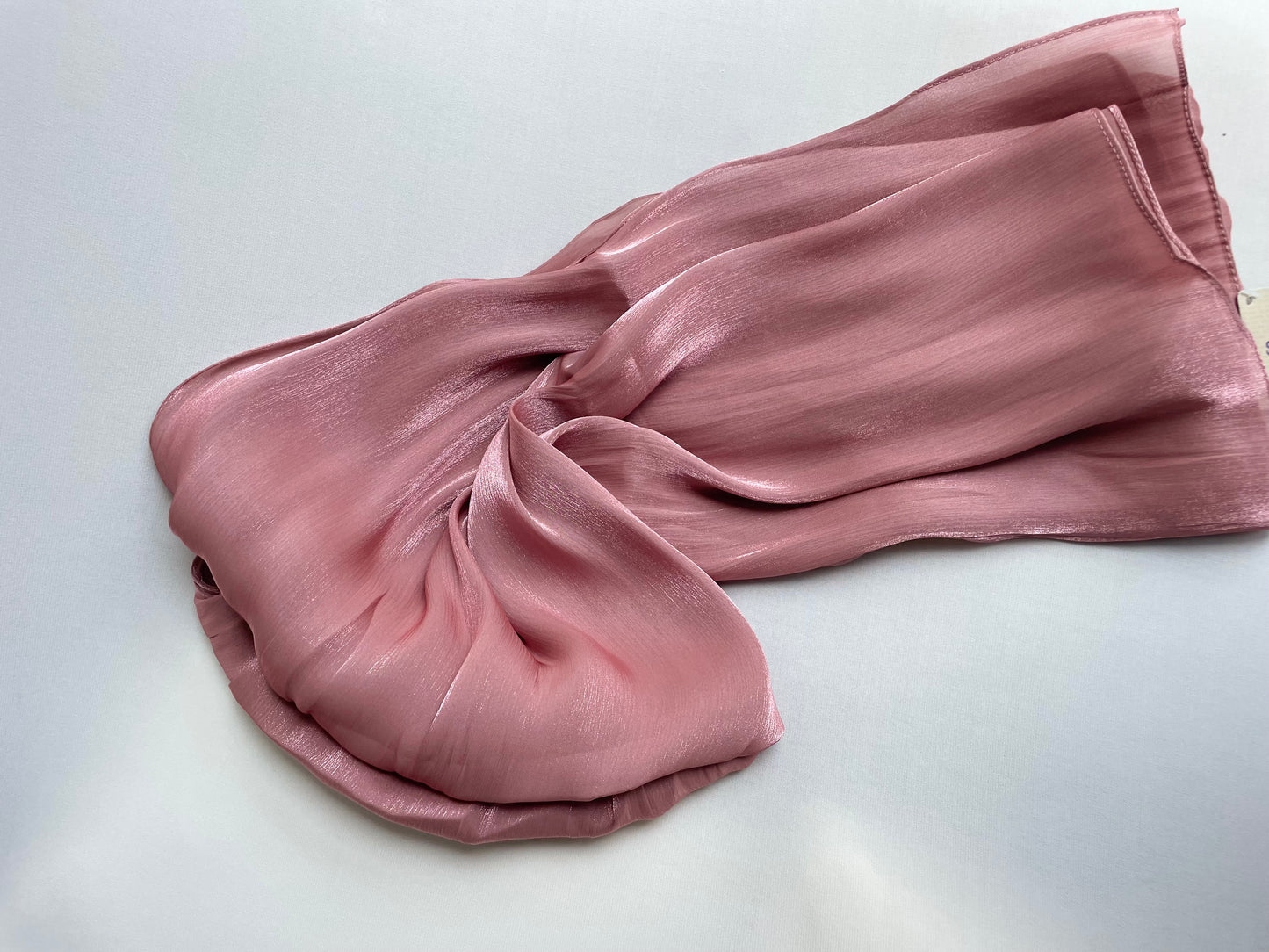 Organza de soie strass Rose foncé