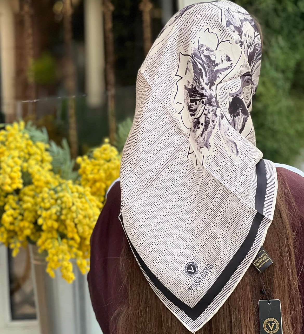Vissona silk square