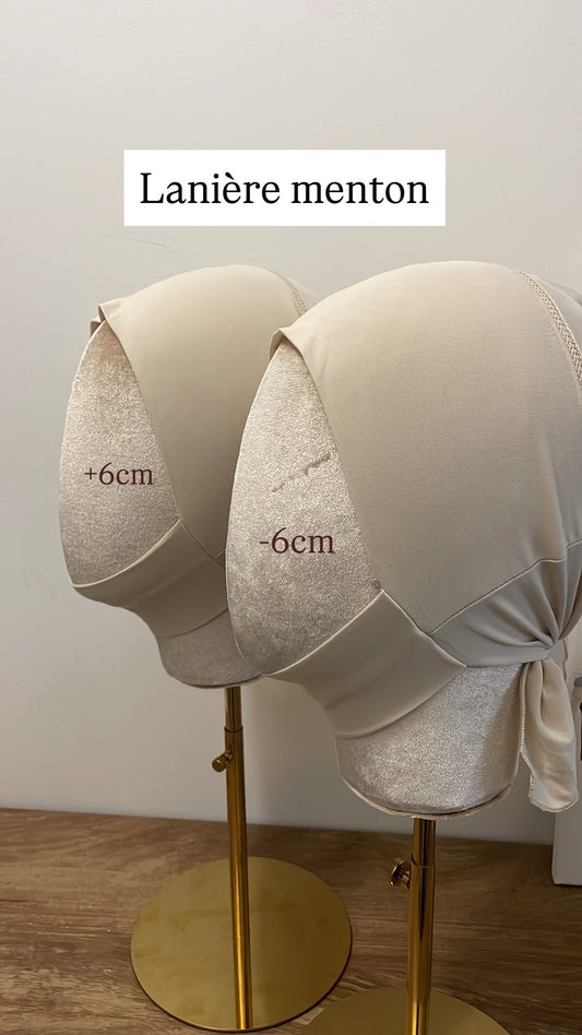 Bonnet cache dessous de menton