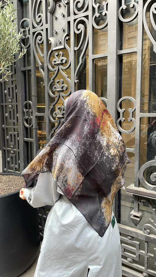 Carré mousseline ENCRE