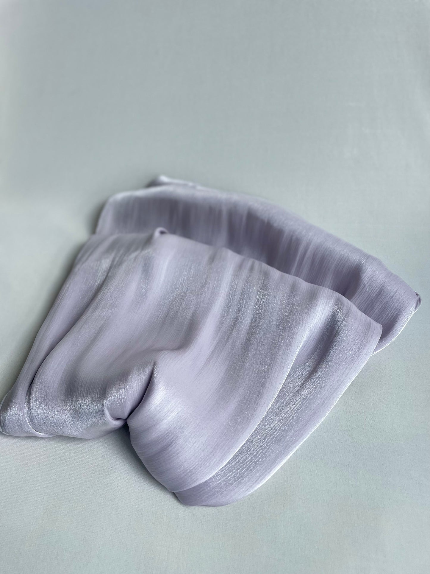 Organza de soie LILAS clair