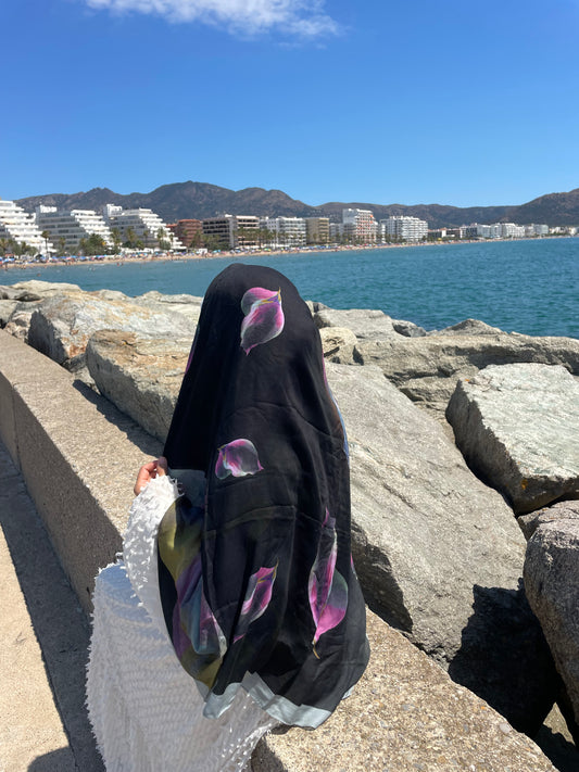 Carré Modal CALLAS NoirRose