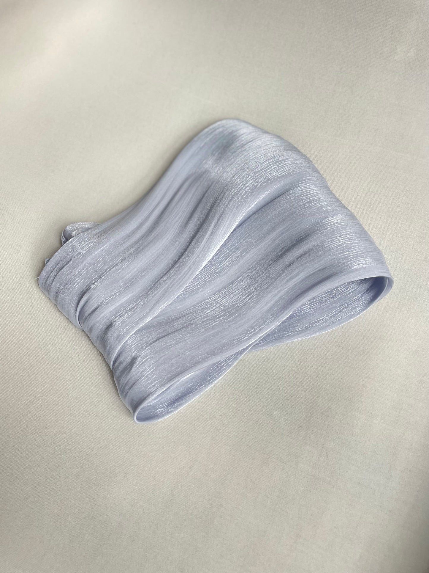 Organza de soie GRIS DE LIN