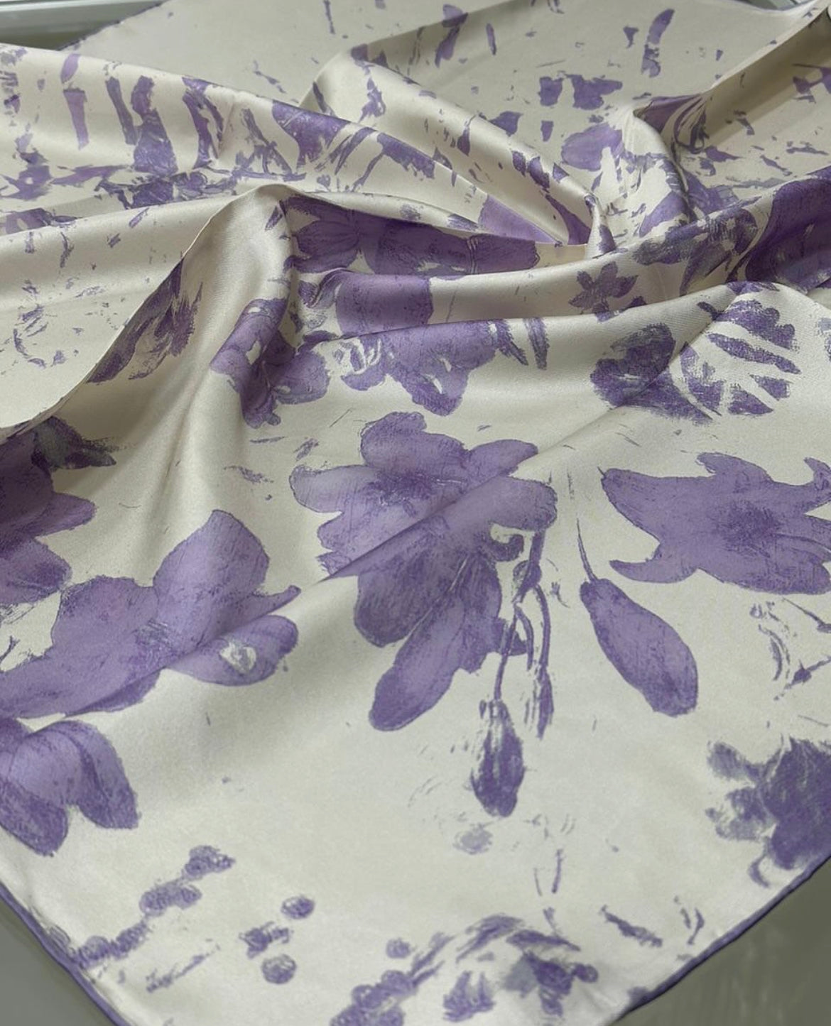 Lily Violet silk square