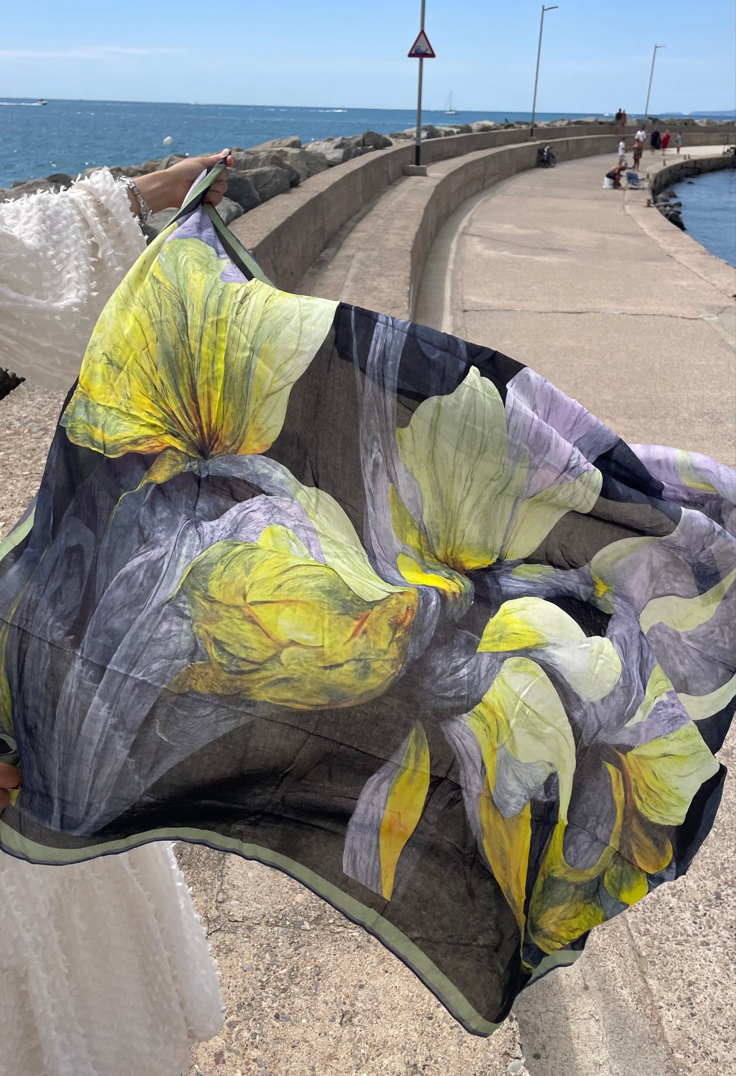Carré Modal VISCON Jaune gris