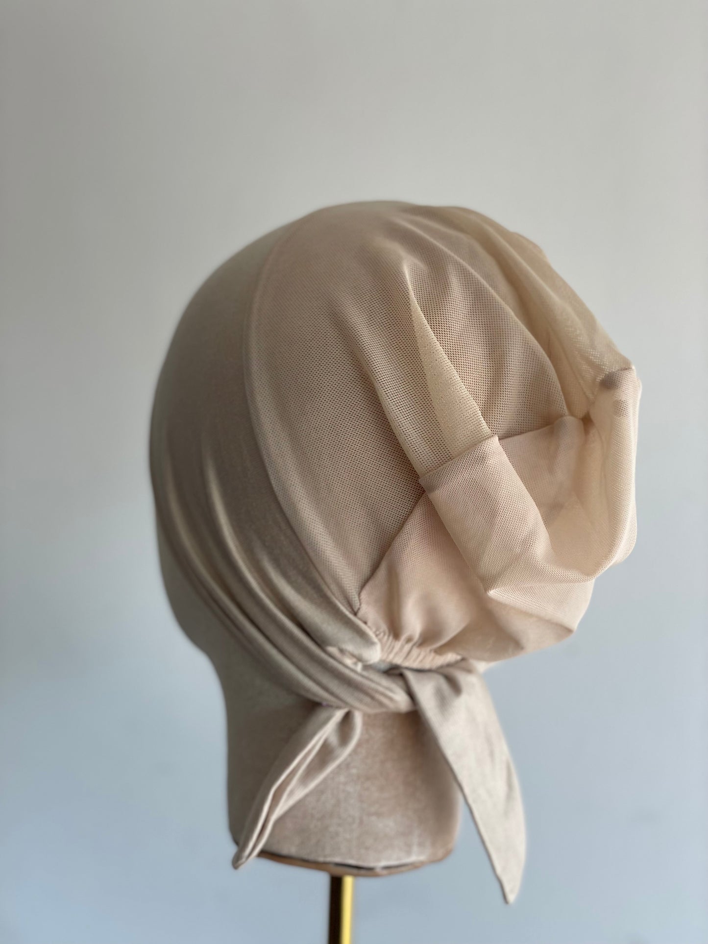 Bonnet à noué filet