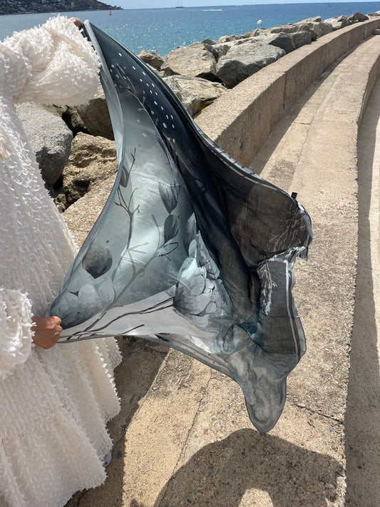 Carré Modal Vert Gris