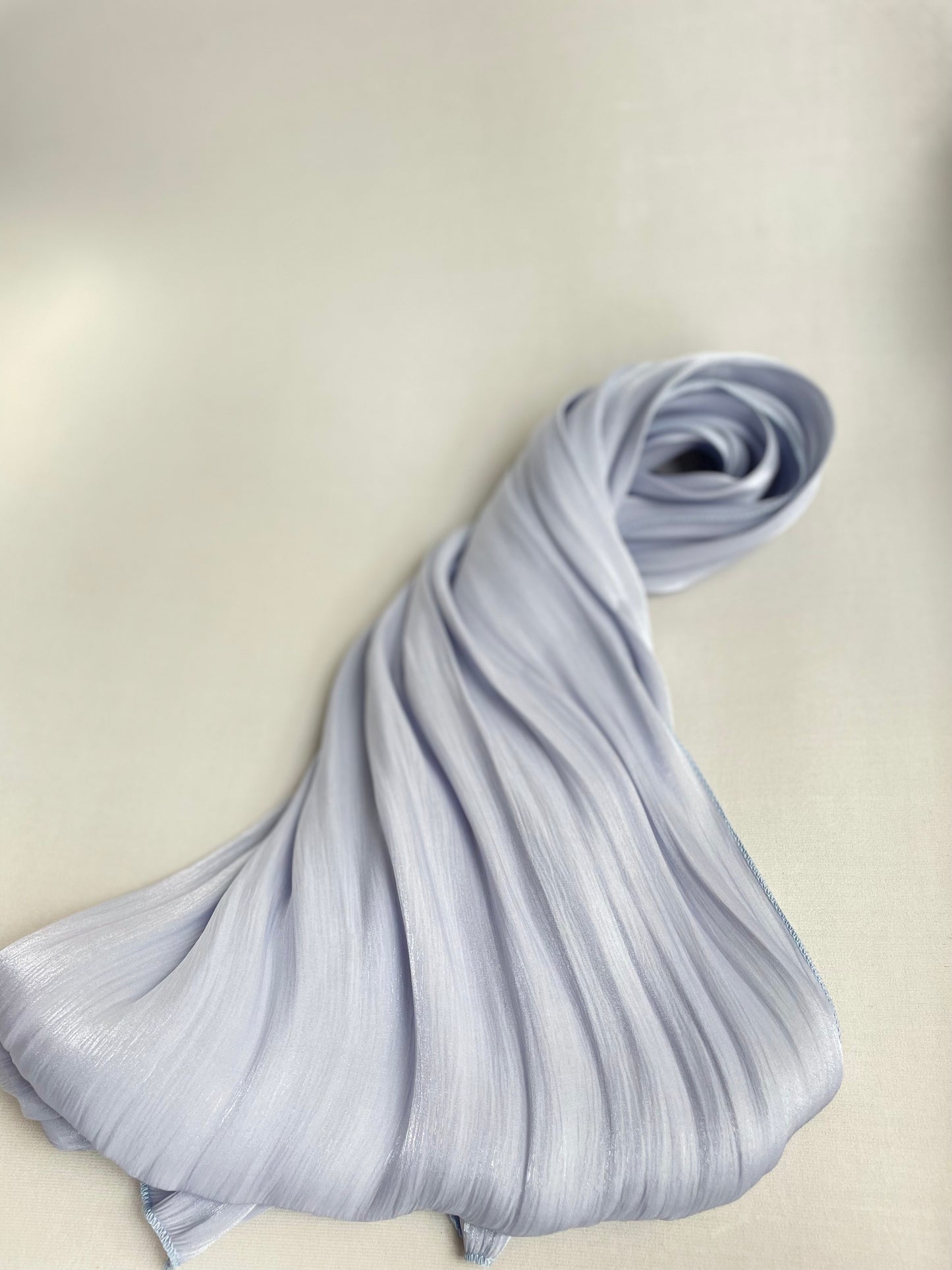 Organza de soie GRIS DE LIN