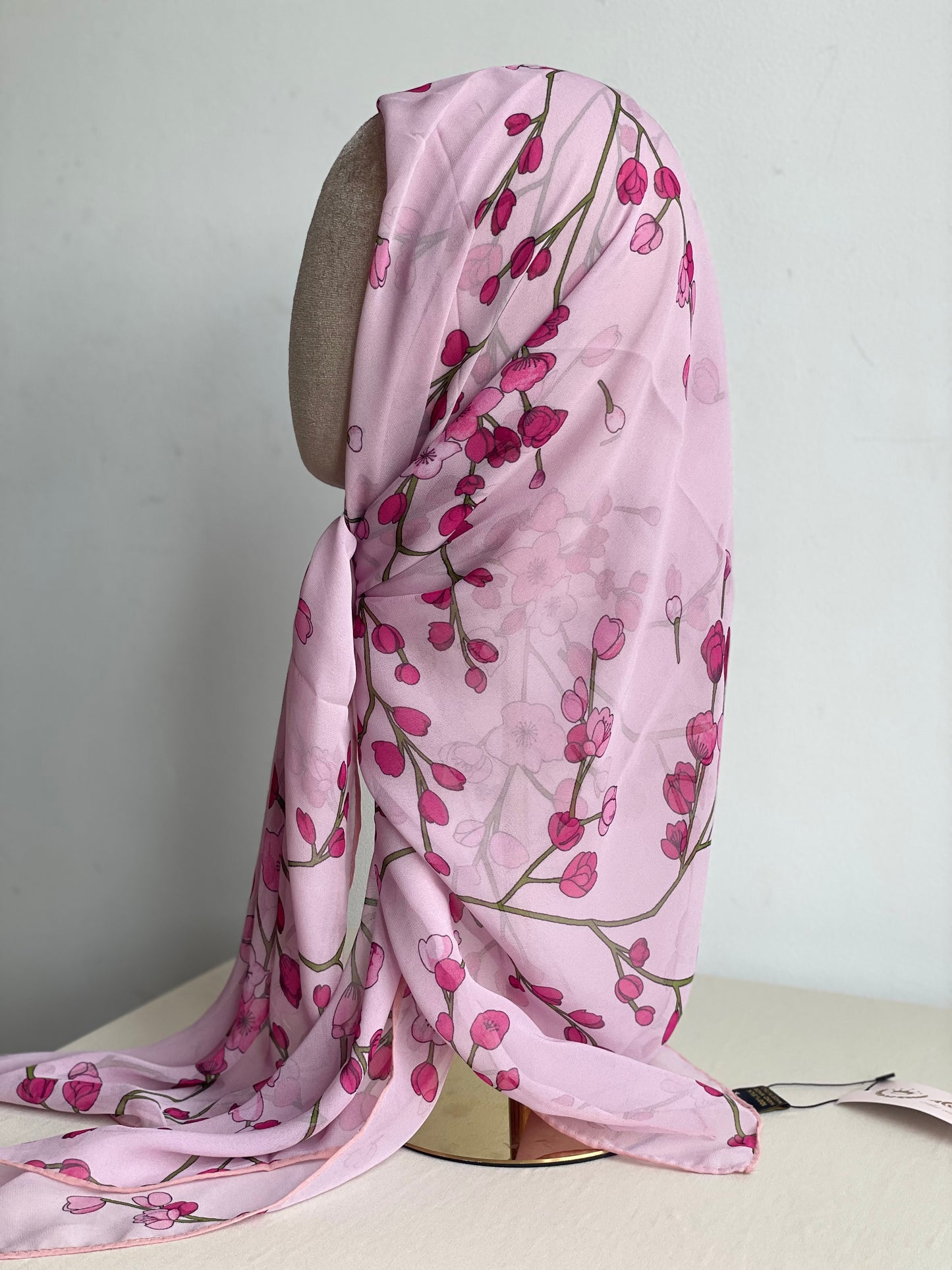 Carré Chiffon Rose