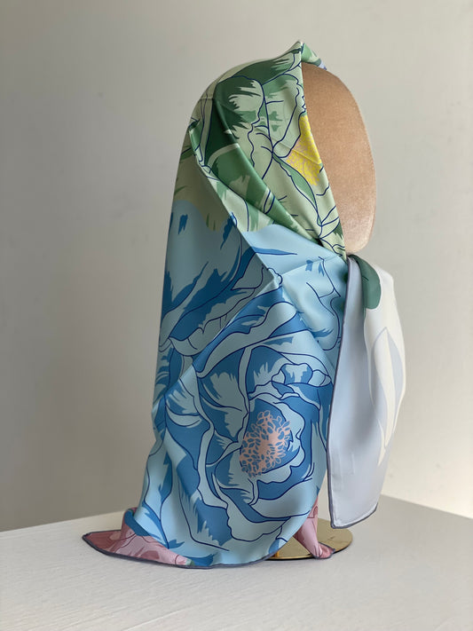 Carré de soie PASTEL