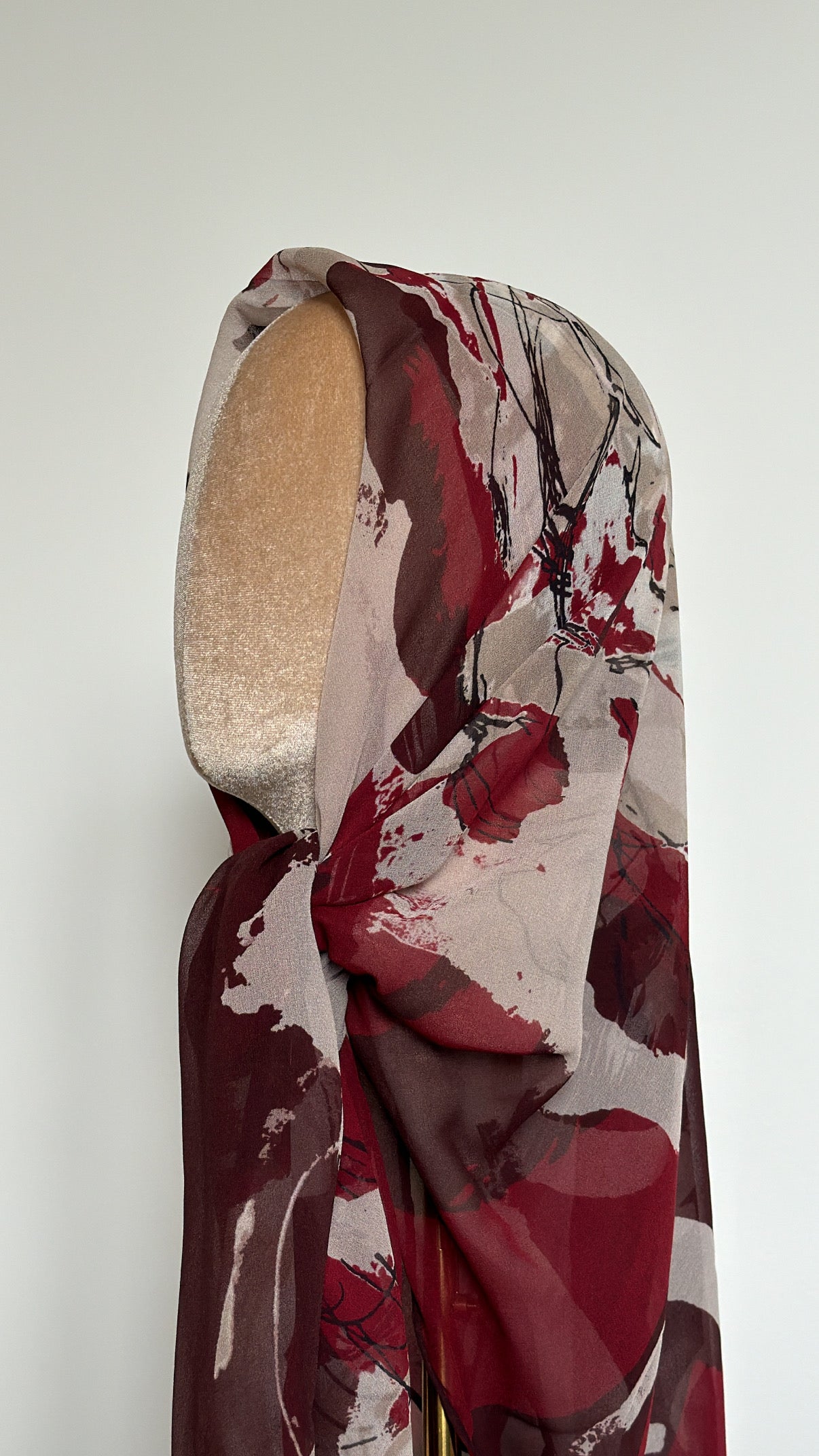 Carré Chiffon INAYA Rouge