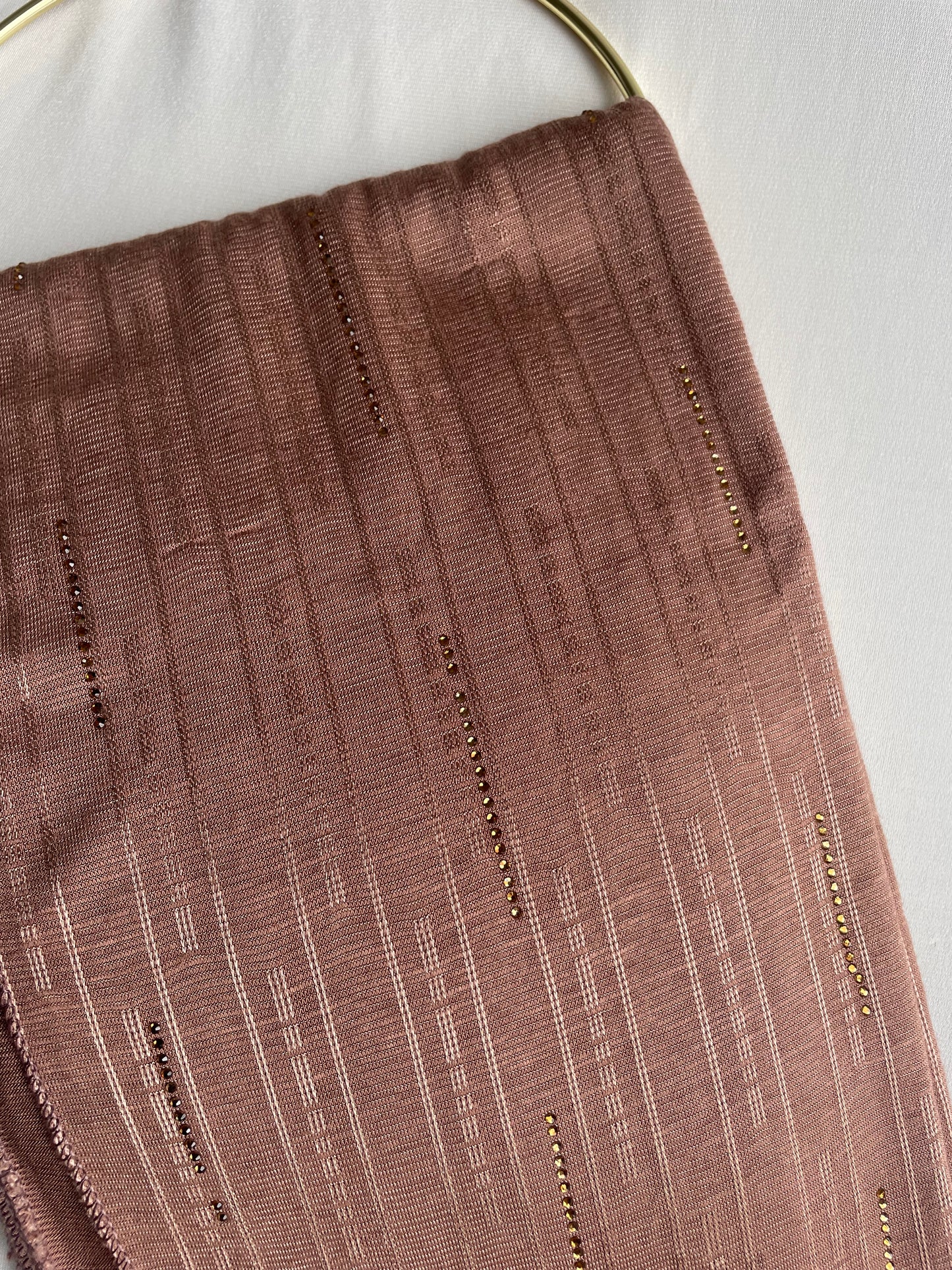 Jersey premium Strass Marron
