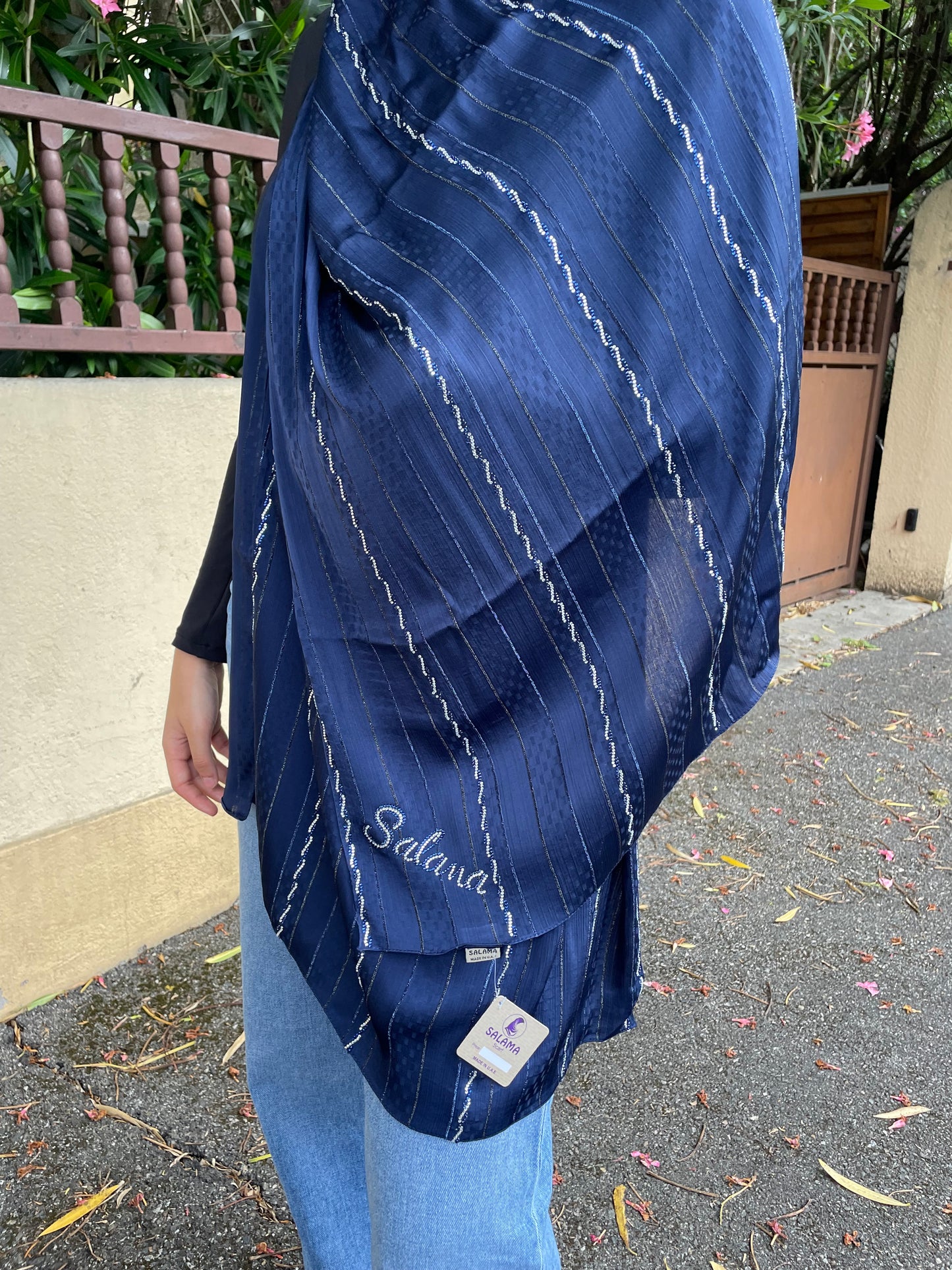 Châle STELLA Bleu