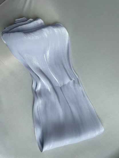 Organza de soie LILAS foncé