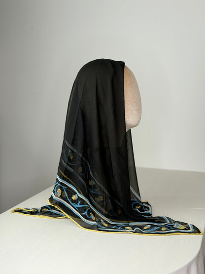 Carré Chiffon mousseline Liana