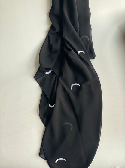Mousseline Moon Noir