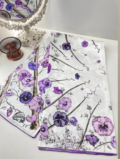 Lilac Forest Silk Square