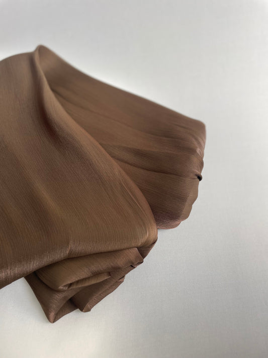 Organza de soie Kaki