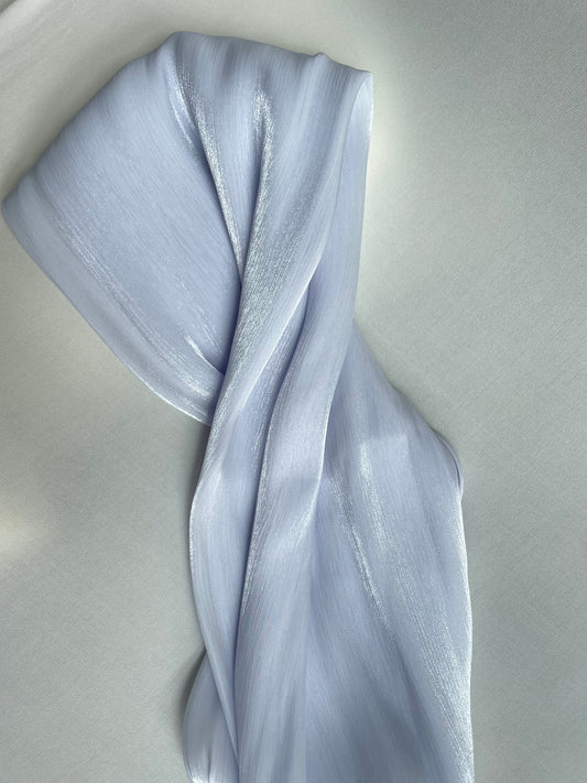 Organza de soie LILAS foncé