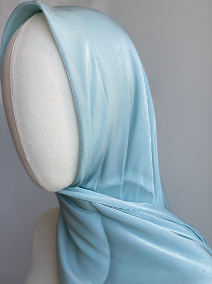 Organza de soie strass Turquoise