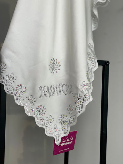 Carré DAHLIA Blanc