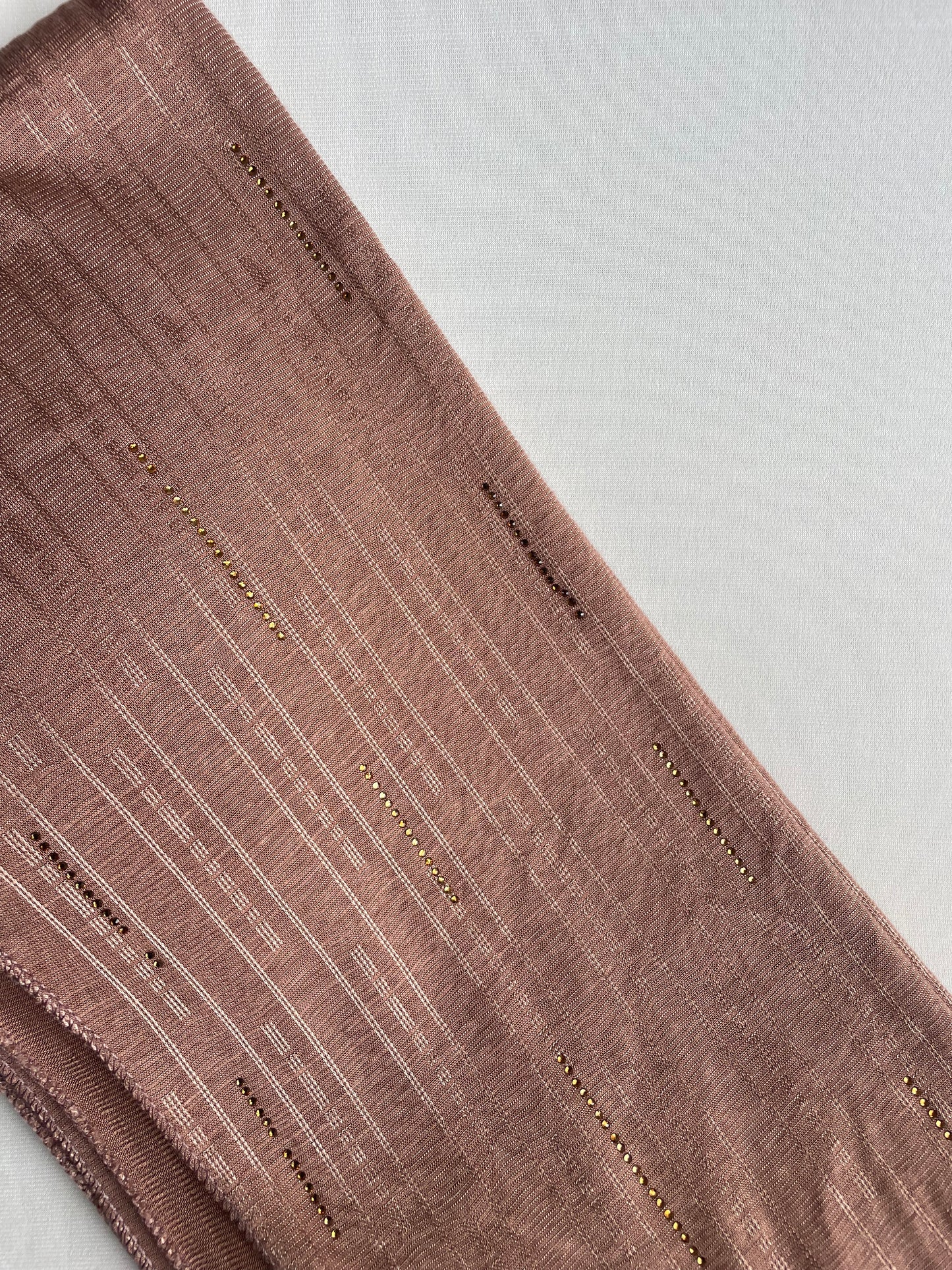Jersey premium Strass Marron