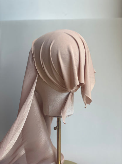 Organza de soie Doré avec Bonnet