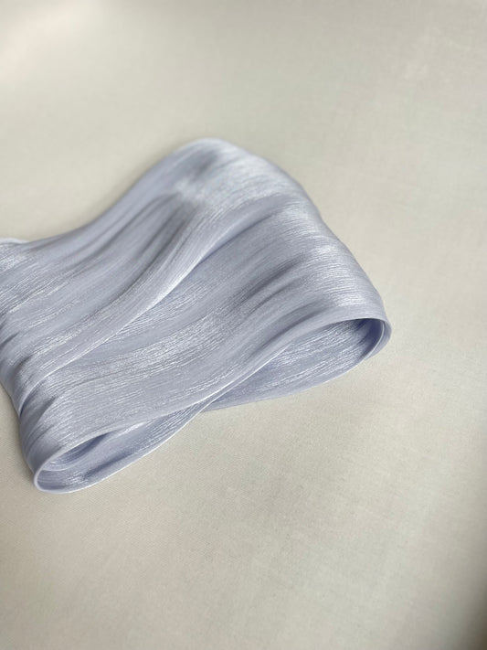 Organza de soie GRIS DE LIN
