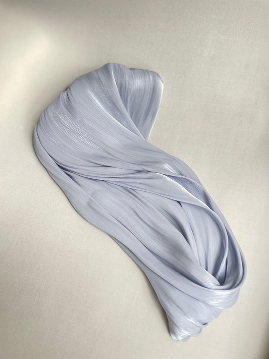 Organza de soie GRIS DE LIN