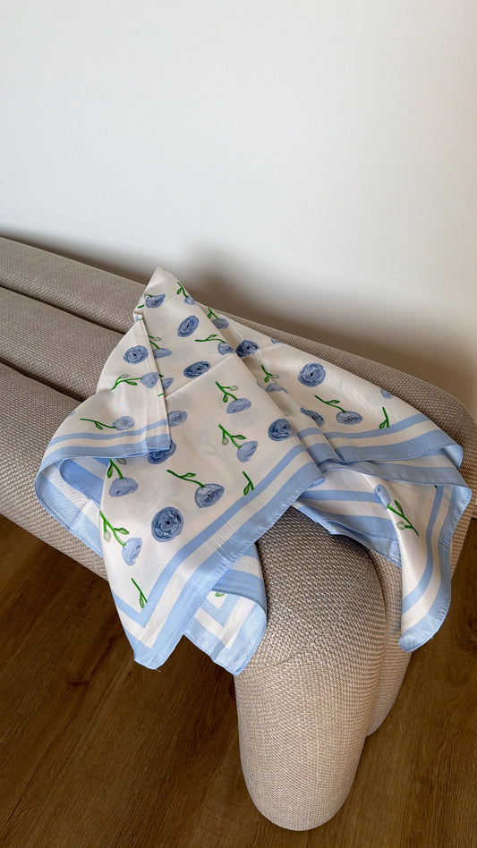 Carré de soie Pivoine (+couleurs)